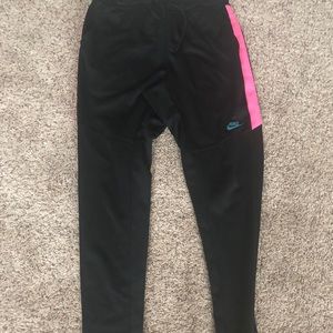 Nike Joggers Sweatpants Mens/Unisex M Blk Hot Pink Nike Joggers Sweatpants Mens/Unisex M Blk Hot Pink